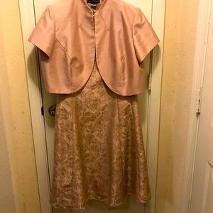 Jessica Howard pink dress with matching jacket